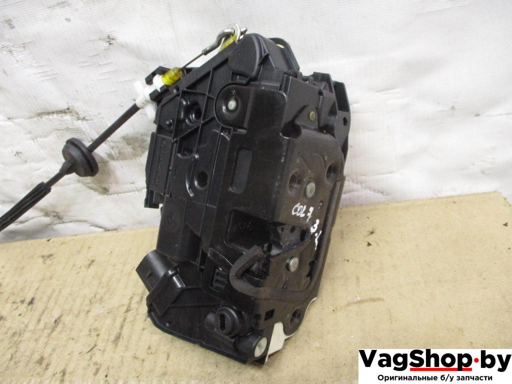 замок двери задней левой Volkswagen Tiguan 1 поколение 2010, 2.0 л., TDi, CFF, дизель, МКПП, черный, внедорожник 5 дв., передний привод, 5N0839015D - фото №1