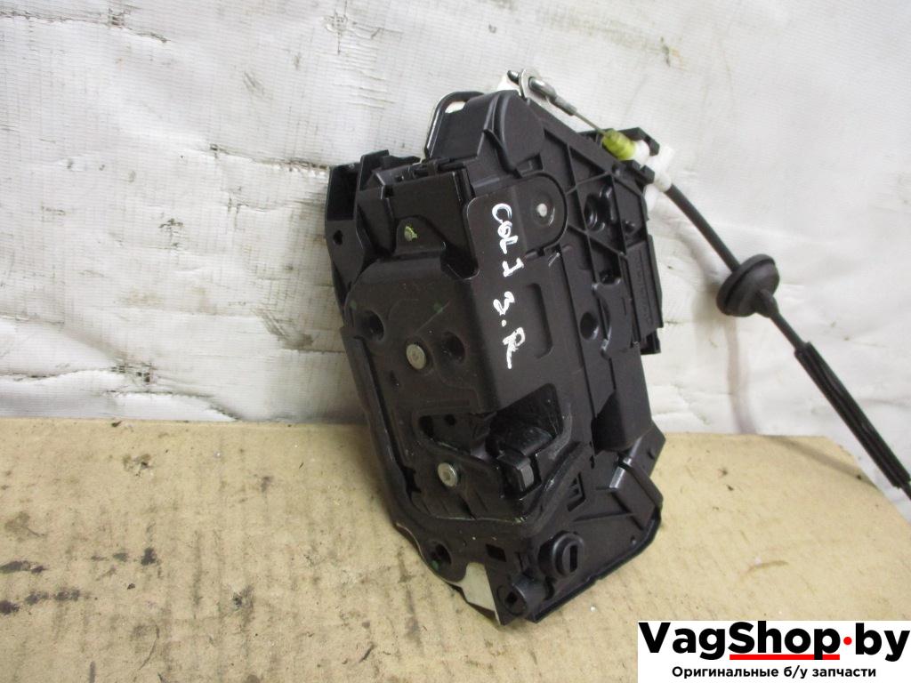 замок двери задней правой Volkswagen Tiguan 1 поколение 2010, 2.0 л., TDi, CFF, дизель, МКПП, черный, внедорожник 5 дв., передний привод, 5N0839016D - фото №1