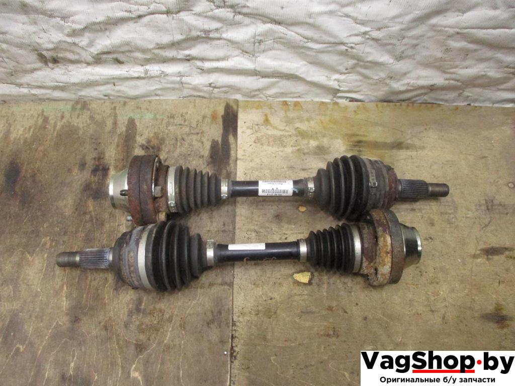 полуось (приводной вал, ШРУС) Volkswagen Touareg 2 поколение 2011, 3.6 л., FSI, CGR, бензин, АКПП, черный, внедорожник 5 дв., полный привод, 7P0407271A - фото №1