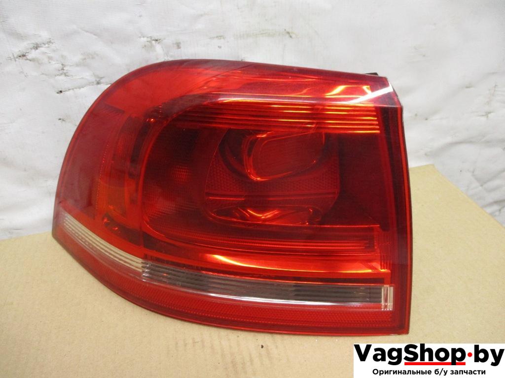фонарь задний левый Volkswagen Touareg 2 поколение 2011, 3.6 л., FSI, CGR, бензин, АКПП, черный, внедорожник 5 дв., полный привод, 7P6945095C - фото №1