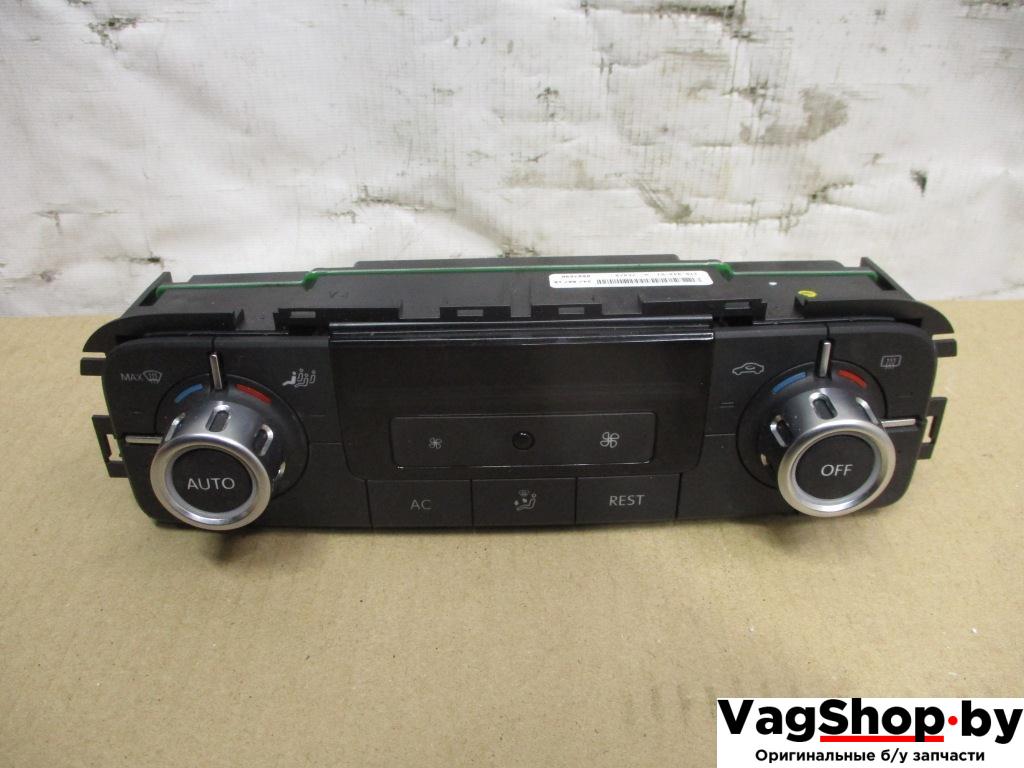 блок управления печки / климат-контроля Volkswagen Touareg 2 поколение 2011, 3.6 л., FSI, CGR, бензин, АКПП, черный, внедорожник 5 дв., полный привод, 7P6907040AA - фото №1