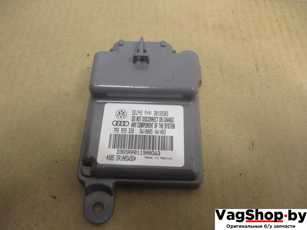 блок управления сиденьем Volkswagen Touareg 2 поколение 2011, 3.6 л., FSI, CGR, бензин, АКПП, черный, внедорожник 5 дв., полный привод, 7P6959339 - фото №1