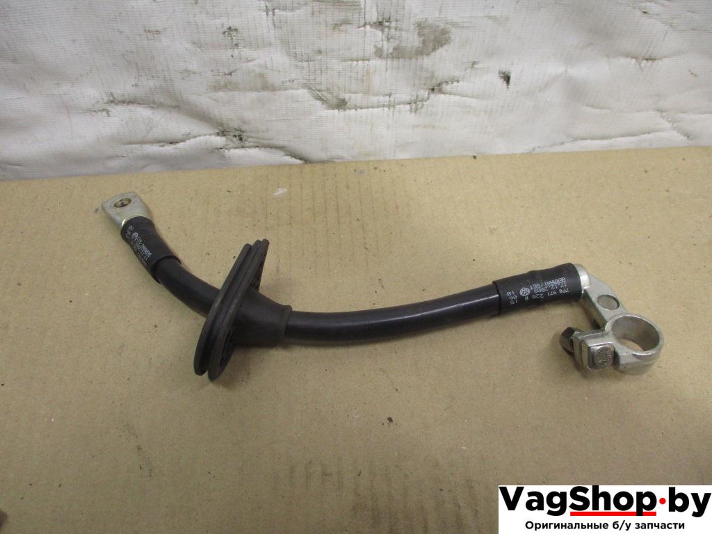 клемма аккумулятора плюс Volkswagen Touareg 2 поколение 2011, 3.6 л., FSI, CGR, бензин, АКПП, черный, внедорожник 5 дв., полный привод, 7P0971225B - фото №1