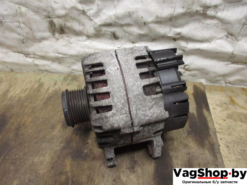 генератор Volkswagen Touareg 2 поколение 2011, 3.6 л., FSI, CGR, бензин, АКПП, черный, внедорожник 5 дв., полный привод, 03H903023D - фото №1