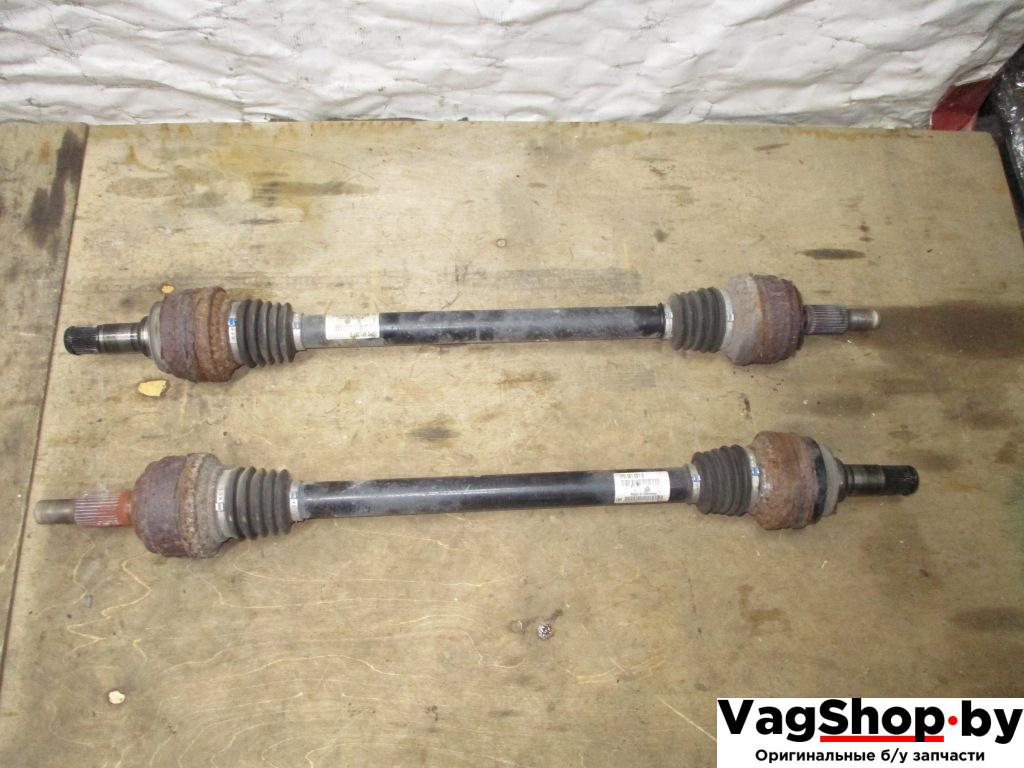 полуось задняя (приводной вал, ШРУС) Volkswagen Touareg 2 поколение 2011, 3.6 л., FSI, CGR, бензин, АКПП, черный, внедорожник 5 дв., полный привод, 7P0501201G - фото №1