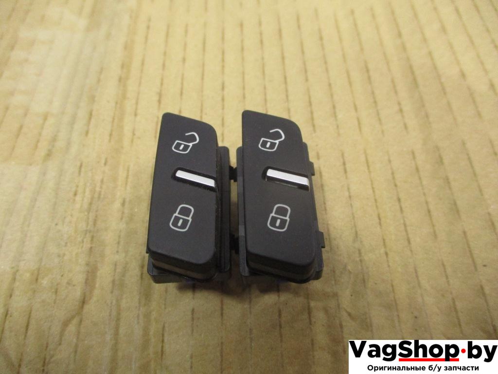 кнопка центрального замка Volkswagen Touareg 2 поколение 2011, 3.6 л., FSI, CGR, бензин, АКПП, черный, внедорожник 5 дв., полный привод, 7P6962126A - фото №1