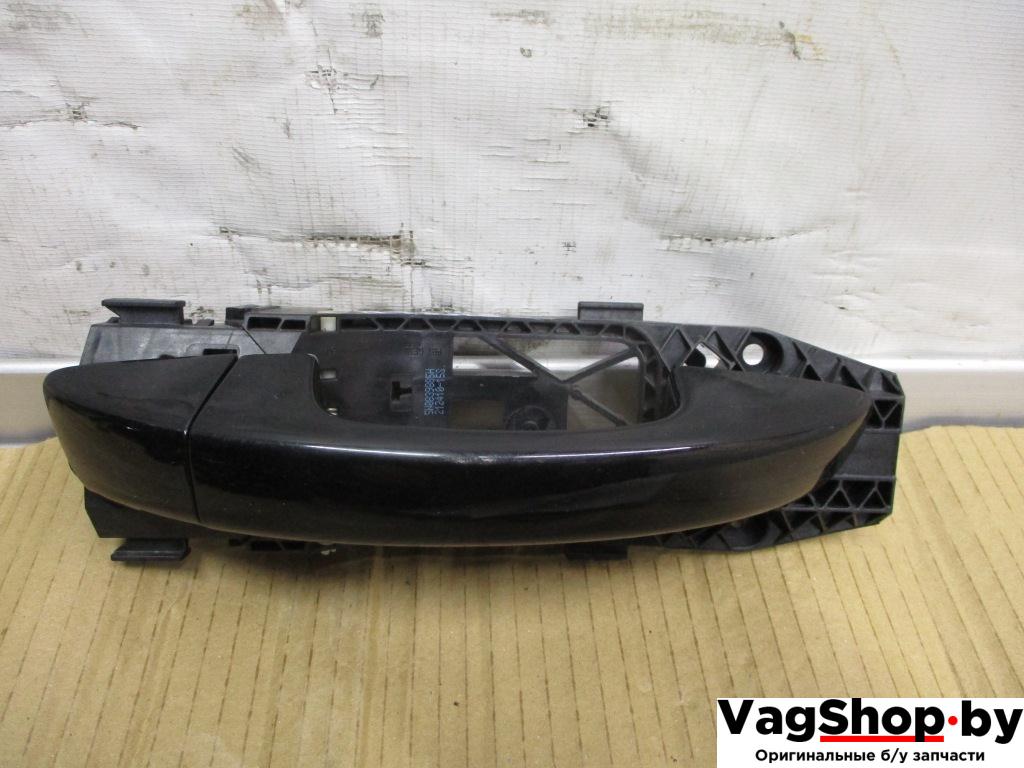 ручка наружная задняя правая Volkswagen Touareg 2 поколение 2011, 3.6 л., FSI, CGR, бензин, АКПП, черный, внедорожник 5 дв., полный привод - фото №1