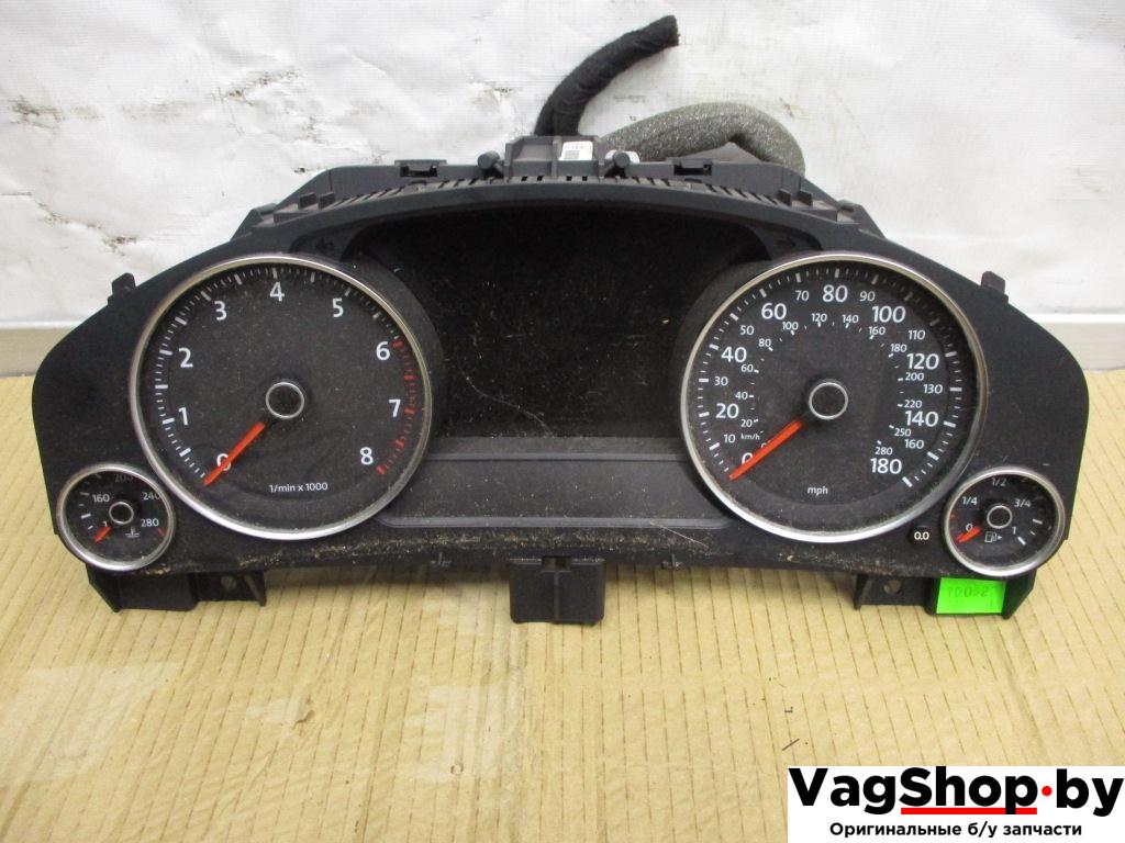щиток приборов (приборная панель) Volkswagen Touareg 2 поколение 2011, 3.6 л., FSI, CGR, бензин, АКПП, черный, внедорожник 5 дв., полный привод, 7P6920980 - фото №1