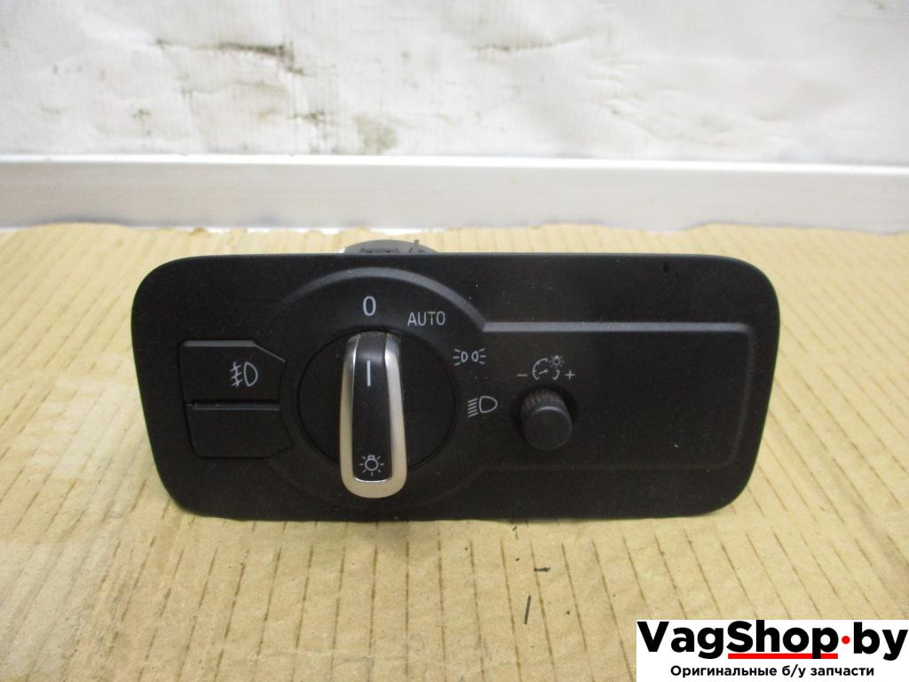 переключатель света Volkswagen Touareg 2 поколение 2011, 3.6 л., FSI, CGR, бензин, АКПП, черный, внедорожник 5 дв., полный привод, 7P6941431E - фото №1