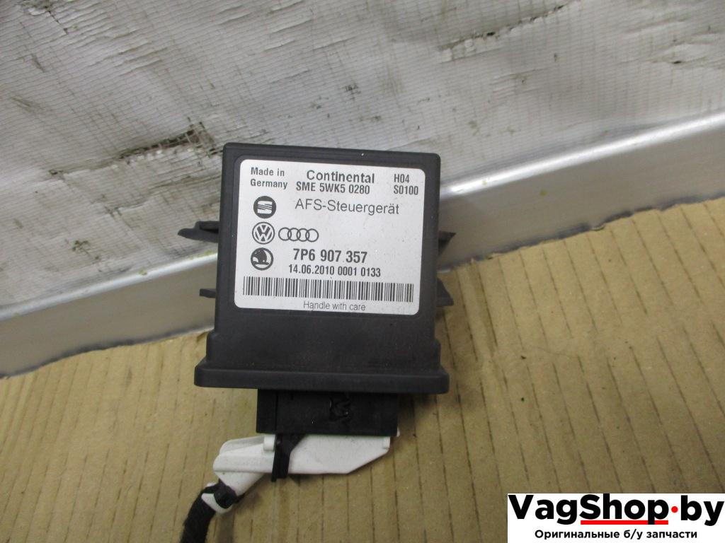 блок управления светом Volkswagen Touareg 2 поколение 2011, 3.6 л., FSI, CGR, бензин, АКПП, черный, внедорожник 5 дв., полный привод, 7P6907357 - фото №1