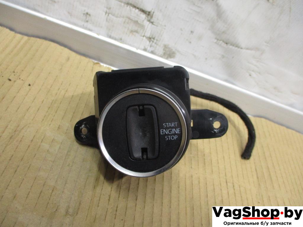 замок зажигания Volkswagen Touareg 2 поколение 2011, 3.6 л., FSI, CGR, бензин, АКПП, черный, внедорожник 5 дв., полный привод, 7P6905843A - фото №1