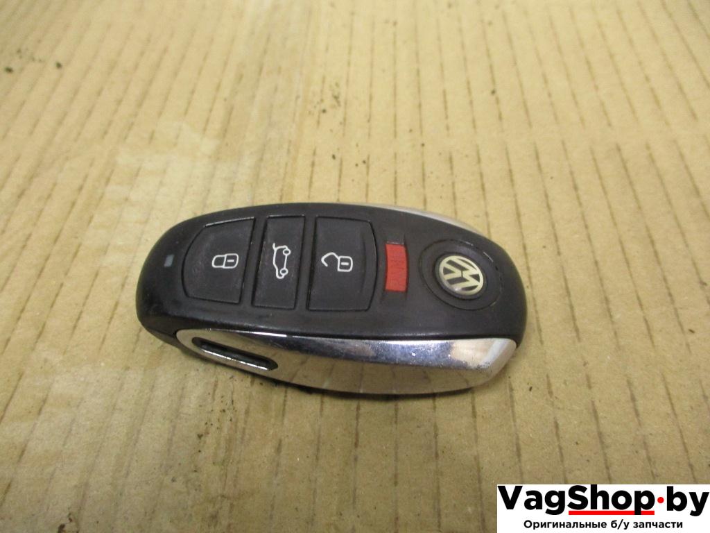 ключ Volkswagen Touareg 2 поколение 2011, 3.6 л., FSI, CGR, бензин, АКПП, черный, внедорожник 5 дв., полный привод - фото №1