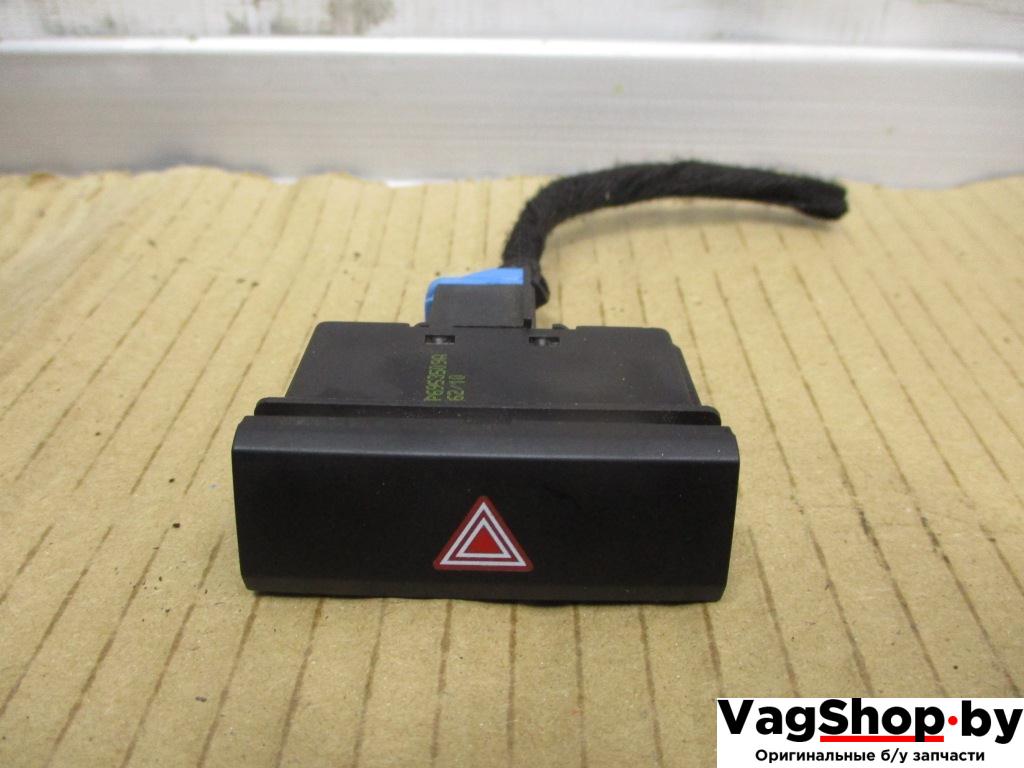 кнопка аварийной сигнализации Volkswagen Touareg 2 поколение 2011, 3.6 л., FSI, CGR, бензин, АКПП, черный, внедорожник 5 дв., полный привод, 7P6953509A - фото №1