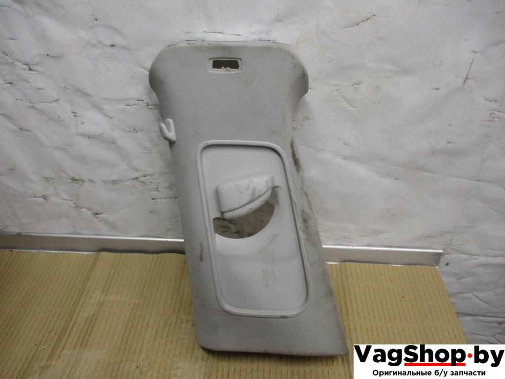 обшивка стойки центральной левой Volkswagen Passat B7 2011, 2.0 л., TDi, CFG, дизель, АКПП, серебро, универсал, полный привод, 3C0868417F - фото №1