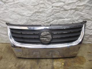 решетка радиатора Volkswagen Touran 1 поколение [рестайлинг] 2007, 1.9 л., TDi, BXE, дизель, МКПП, черный, минивэн, передний привод