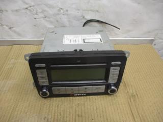 магнитола Volkswagen Touran 1 поколение [рестайлинг] 2007, 1.9 л., TDi, BXE, дизель, МКПП, черный, минивэн, передний привод, 1K0035186AD