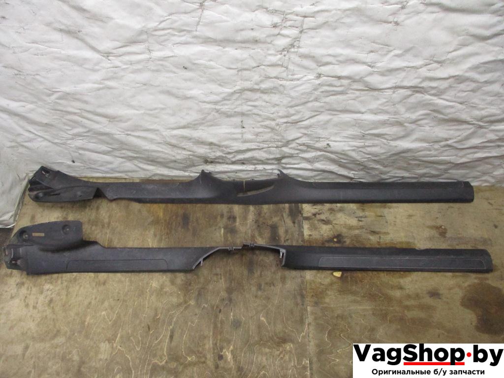 накладка на порог Volkswagen Passat B6 2006, 2.0 л., TDi, BKP, дизель, МКПП, черный, универсал, передний привод, 3C0863369B, 3C0863370B - фото №1