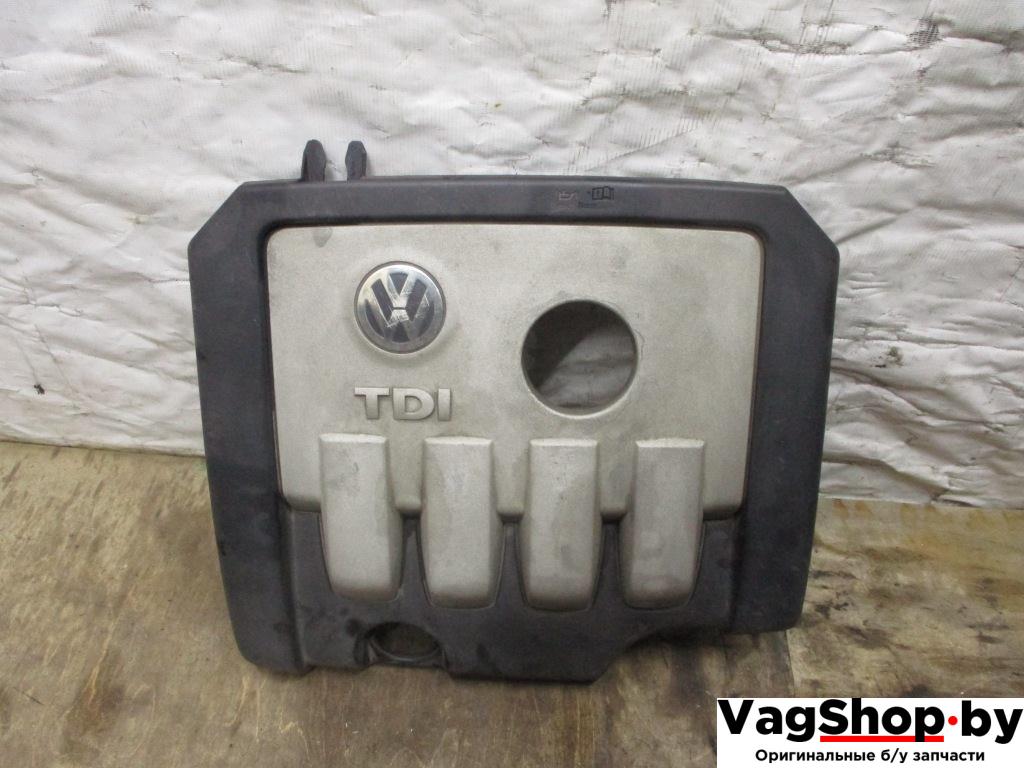 декоративная крышка двигателя Volkswagen Passat B6 2006, 2.0 л., TDi, BKP, дизель, МКПП, черный, универсал, передний привод, 03G103925BP - фото №1