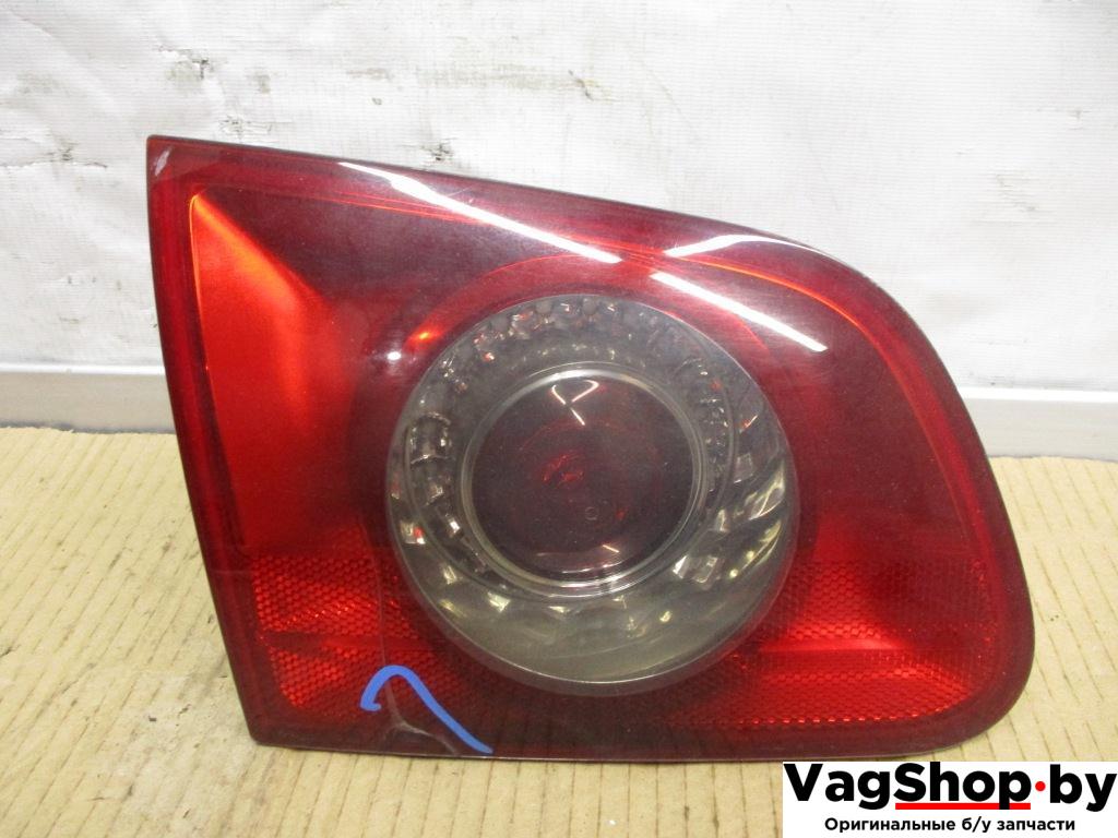 фонарь крышки багажника левый Volkswagen Passat B6 2006, 2.0 л., TDi, BKP, дизель, МКПП, черный, универсал, передний привод, 3C9945093 - фото №1