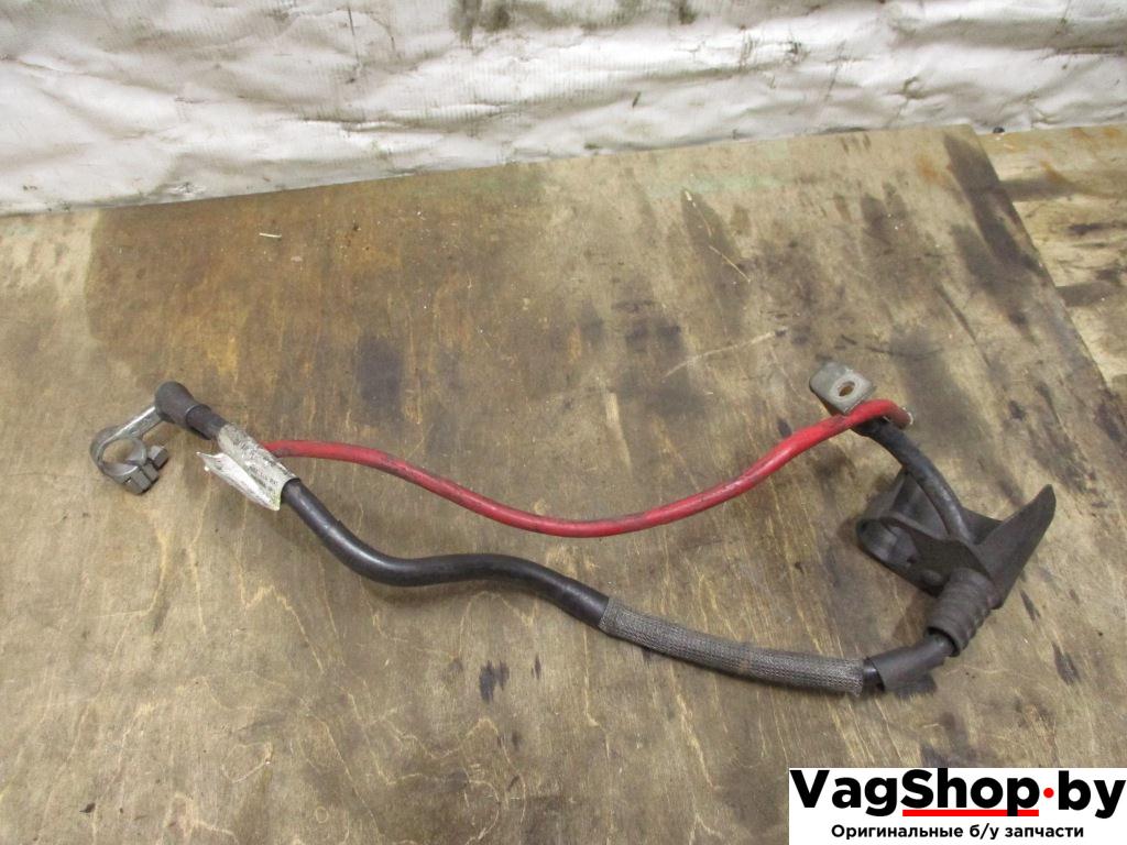клемма аккумулятора плюс Volkswagen Passat B6 2006, 2.0 л., TDi, BKP, дизель, МКПП, черный, универсал, передний привод, 1K0971228L - фото №1