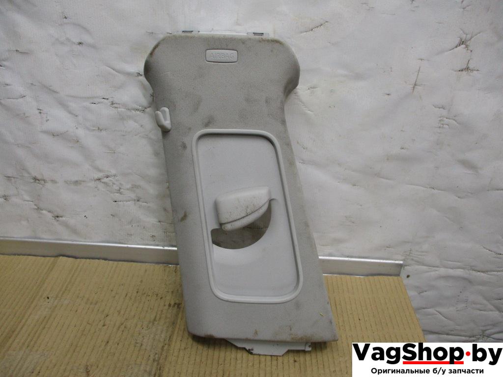 обшивка стойки центральной левой Volkswagen Passat B7 2012, 2.0 л., TDi, CFF, дизель, МКПП, черный, седан, передний привод, 3C0868417F - фото №1