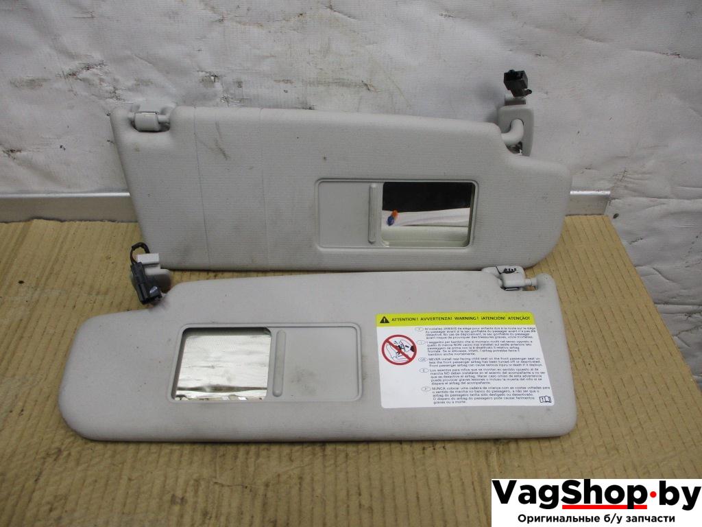 козырек солнцезащитный Volkswagen Passat B7 2012, 2.0 л., TDi, CFF, дизель, МКПП, черный, седан, передний привод - фото №1