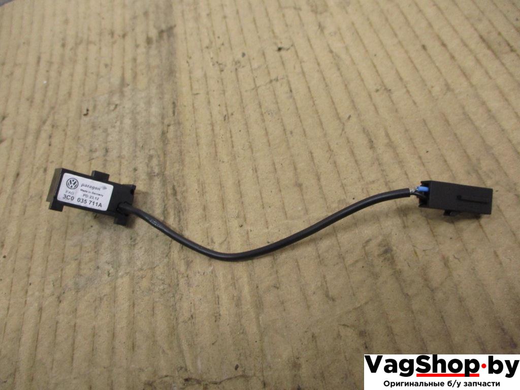 микрофон Volkswagen Passat B7 2012, 2.0 л., TDi, CFF, дизель, МКПП, черный, седан, передний привод, 3C0035711A - фото №1