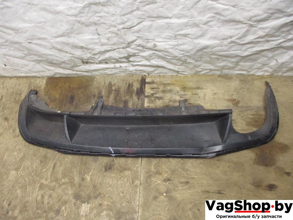 Юбка бампера заднего Volkswagen Passat B7 2012, 2.0 л., TDi, CFF, дизель, МКПП, черный, седан, передний привод, 3AE807521A - фото №1