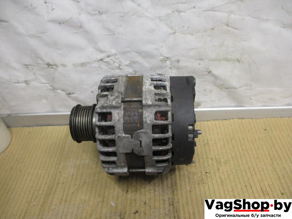 генератор Volkswagen Passat B7 2012, 2.0 л., TDi, CFF, дизель, МКПП, черный, седан, передний привод, 03L903024F - фото №1