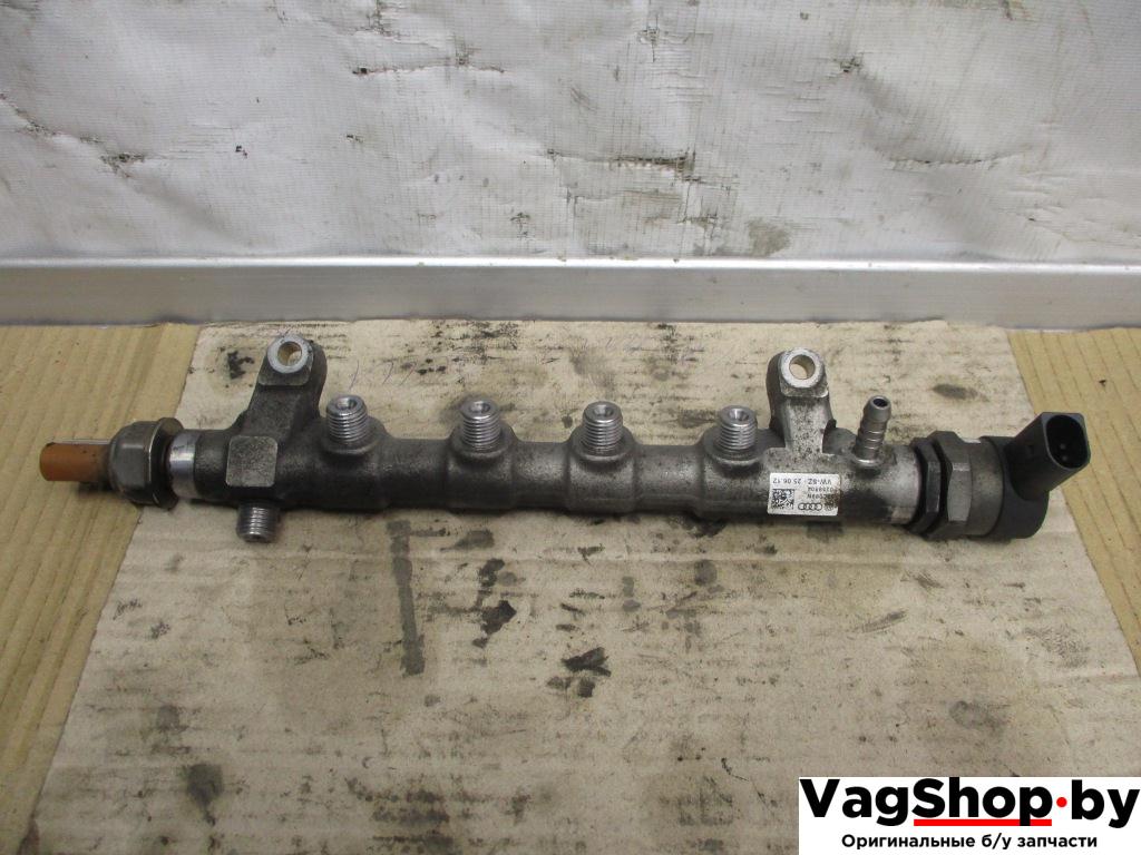 топливная рампа Volkswagen Passat B7 2012, 2.0 л., TDi, CFF, дизель, МКПП, черный, седан, передний привод, 03L906051, 03L130089N, 057130764AB - фото №1