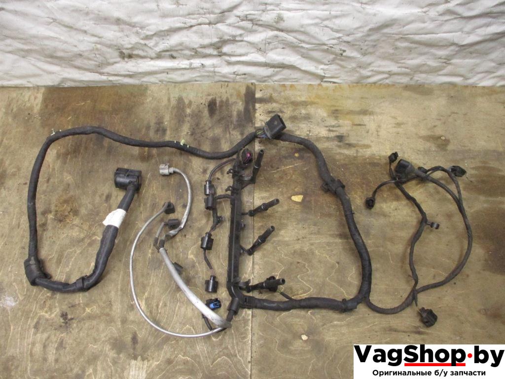 проводка двигателя Volkswagen Passat B7 2012, 2.0 л., TDi, CFF, дизель, МКПП, черный, седан, передний привод, 03L972619BF - фото №1