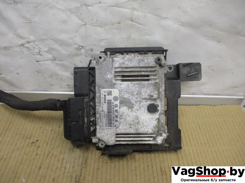 блок управления двигателем Volkswagen Passat B7 2012, 2.0 л., TDi, CFF, дизель, МКПП, черный, седан, передний привод, 03L907309AE - фото №1
