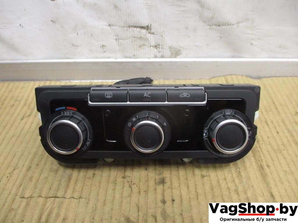 блок управления печки / климат-контроля Volkswagen Golf 6 поколение 2010, 1.6 л., TDi, CAY, дизель, МКПП, красный, хетчбэк 5 дв., передний привод, 3C8907336AB - фото №1