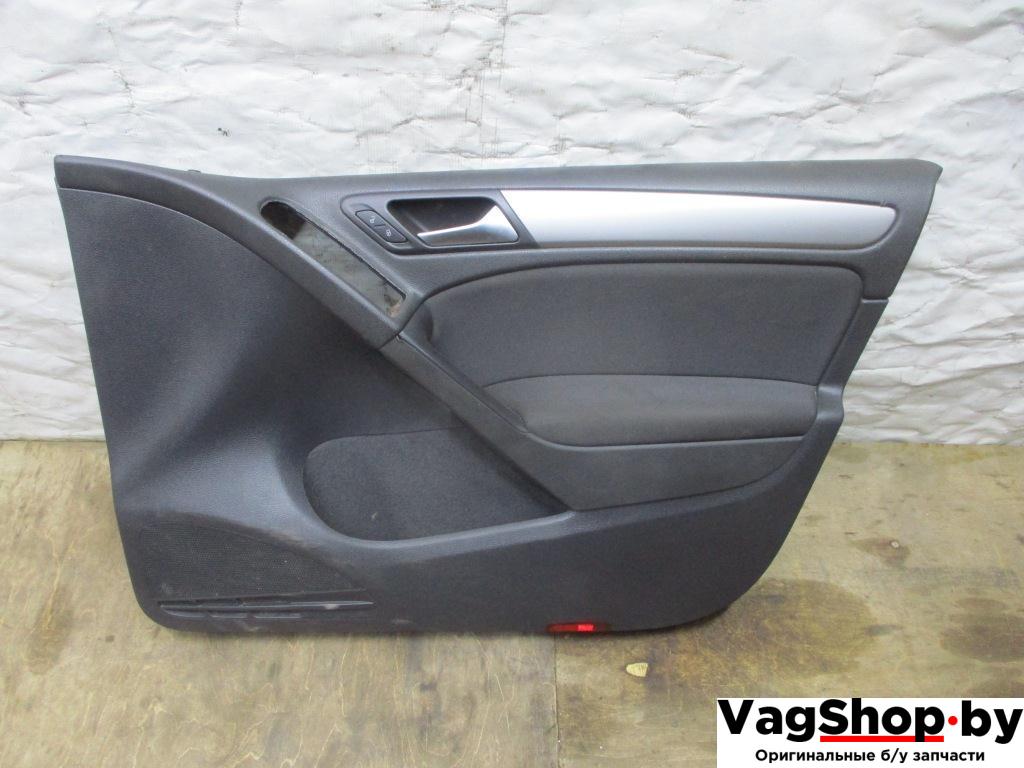 обшивка двери передняя правая Volkswagen Golf 6 поколение 2010, 1.6 л., TDi, CAY, дизель, МКПП, красный, хетчбэк 5 дв., передний привод - фото №1