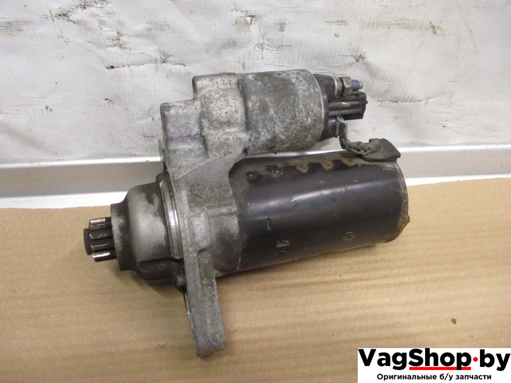 стартер Volkswagen Golf 6 поколение 2010, 1.6 л., TDi, CAY, дизель, МКПП, красный, хетчбэк 5 дв., передний привод - фото №1