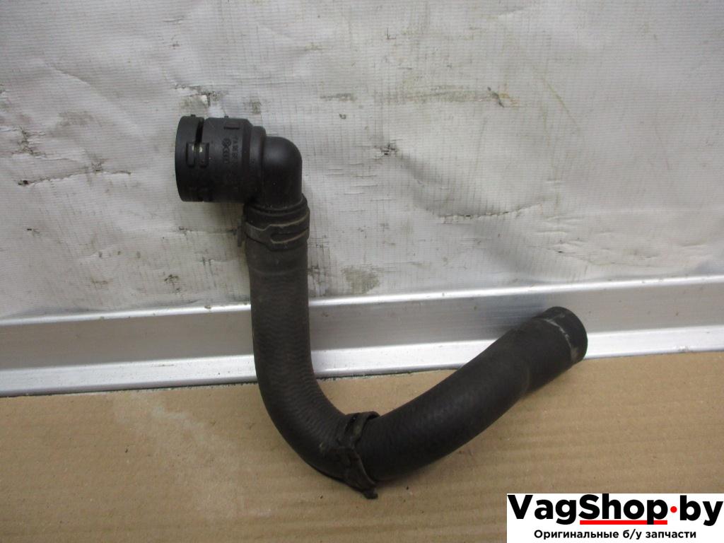 патрубок (трубопровод, шланг) Volkswagen Golf 6 поколение 2010, 1.6 л., TDi, CAY, дизель, МКПП, красный, хетчбэк 5 дв., передний привод, 1K0122073GF - фото №1