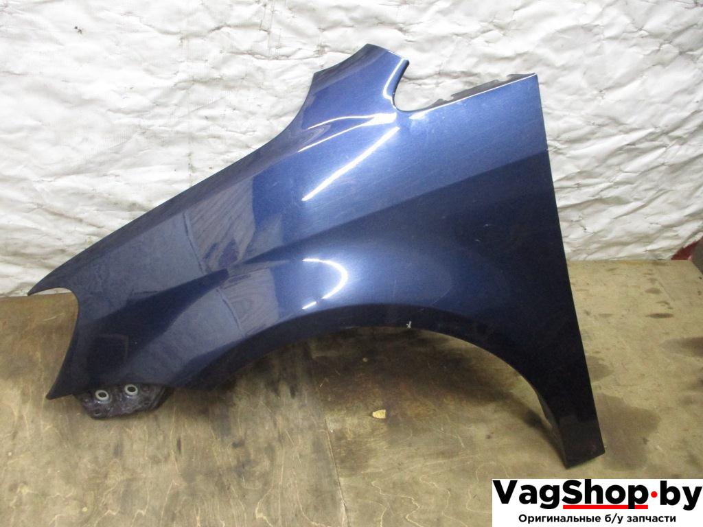 крыло переднее левое Volkswagen Touran 2 2013, 2.0 л., TDi, CFH, дизель, МКПП, синий, минивэн, передний привод - фото №1