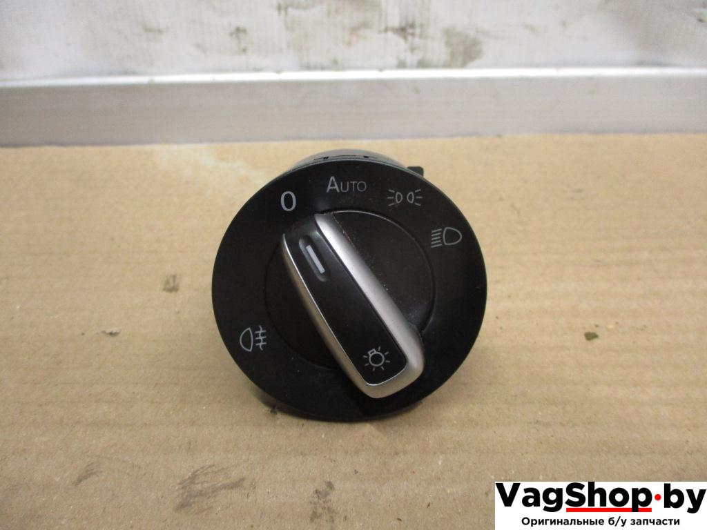 переключатель света Volkswagen Touran 2 2013, 2.0 л., TDi, CFH, дизель, МКПП, синий, минивэн, передний привод, 3C8941431 - фото №1
