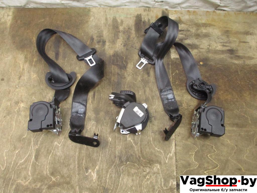 ремень безопасности Volkswagen Touran 2 2013, 2.0 л., TDi, CFH, дизель, МКПП, синий, минивэн, передний привод, 1T0857805D, 1T0857807D, 1T0857806D - фото №1