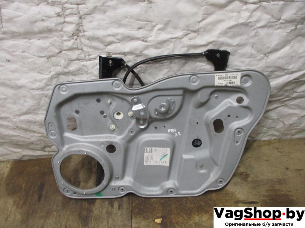 стеклоподъемник электрический передний правый Volkswagen Touran 2 2013, 2.0 л., TDi, CFH, дизель, МКПП, синий, минивэн, передний привод - фото №1