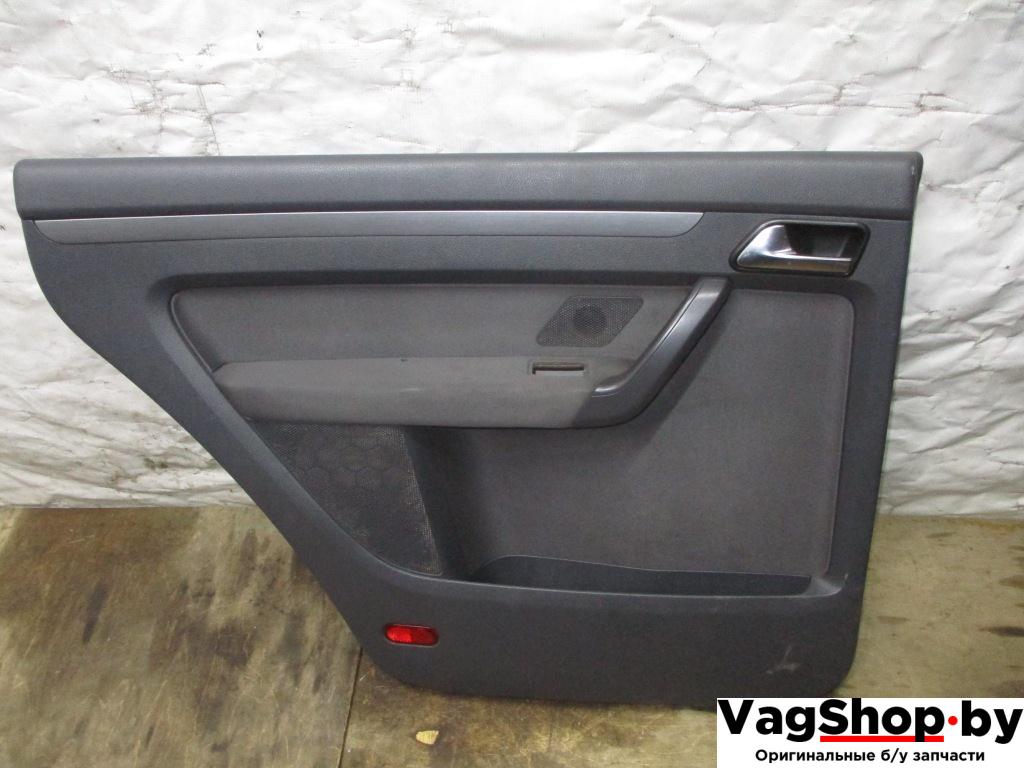 обшивка двери задняя левая Volkswagen Touran 2 2013, 2.0 л., TDi, CFH, дизель, МКПП, синий, минивэн, передний привод - фото №1