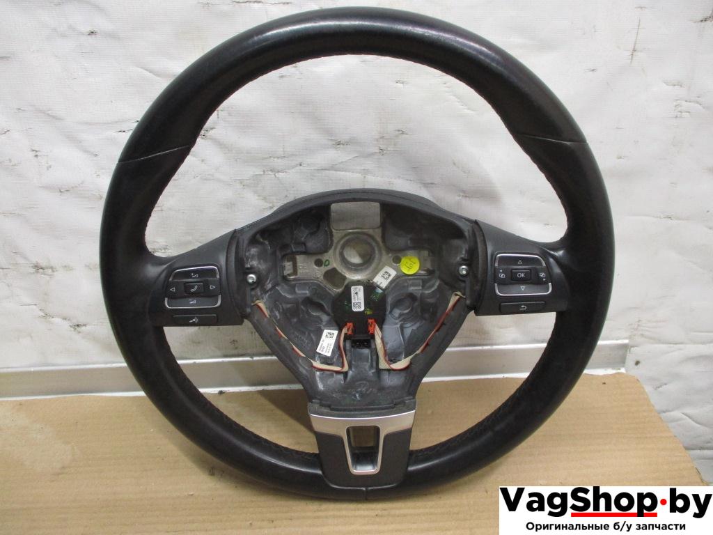 руль Volkswagen Touran 2 2013, 2.0 л., TDi, CFH, дизель, МКПП, синий, минивэн, передний привод, 1T0419091AC - фото №1