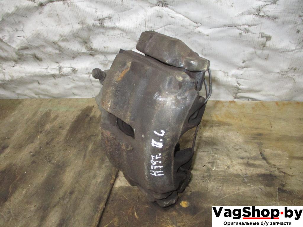 суппорт передний левый Volkswagen Touran 2 2013, 2.0 л., TDi, CFH, дизель, МКПП, синий, минивэн, передний привод - фото №1