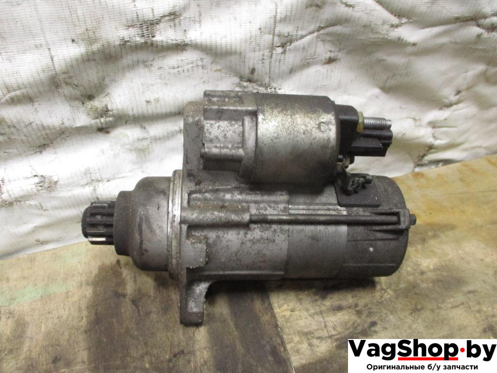 стартер Volkswagen Touran 2 2013, 2.0 л., TDi, CFH, дизель, МКПП, синий, минивэн, передний привод, 02M911024P - фото №1