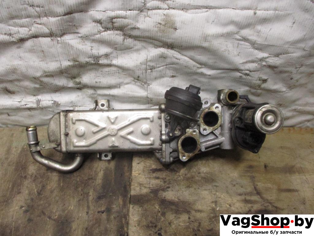 охладитель EGR / Радиатор EGR Volkswagen Touran 2 2013, 2.0 л., TDi, CFH, дизель, МКПП, синий, минивэн, передний привод, 03L131512CF - фото №1