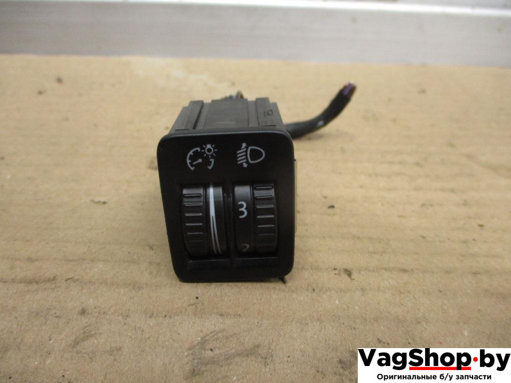 кнопка корректора фар Volkswagen Passat B6 2009, 2.0 л., TDi, CBD, дизель, МКПП, серебро, седан, передний привод, 3C0941333A - фото №1