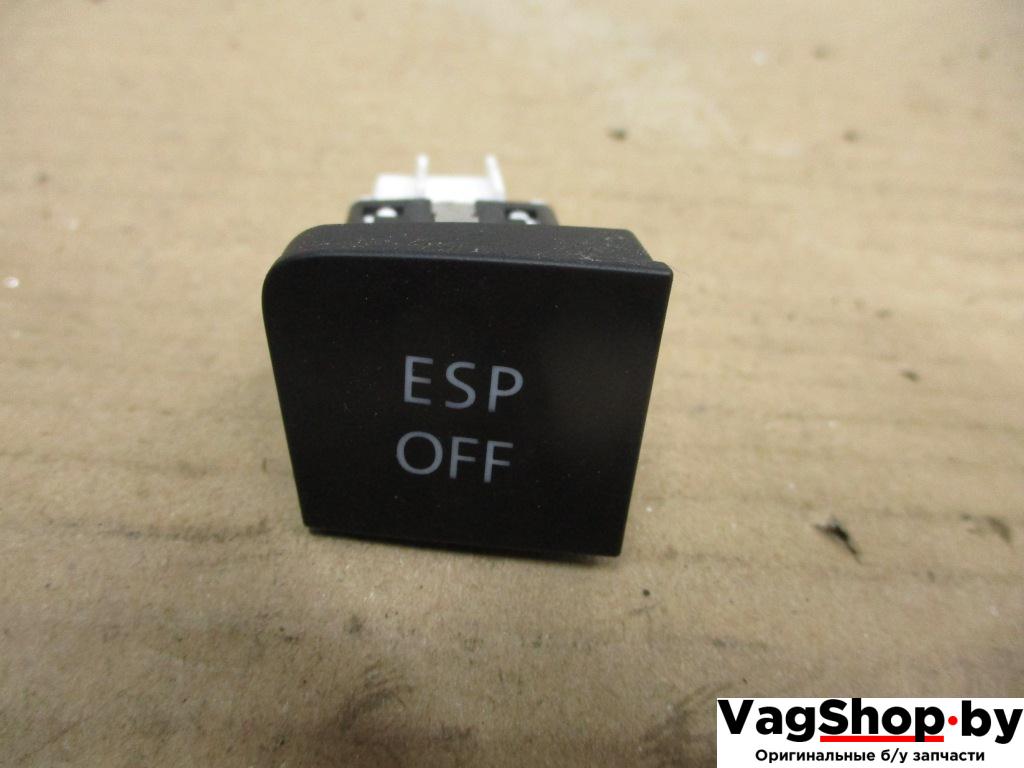 Кнопка антипробуксовочной системы (ABS/ESP) Volkswagen Passat B6 2009, 2.0 л., TDi, CBD, дизель, МКПП, серебро, седан, передний привод, 3C0927117C - фото №1