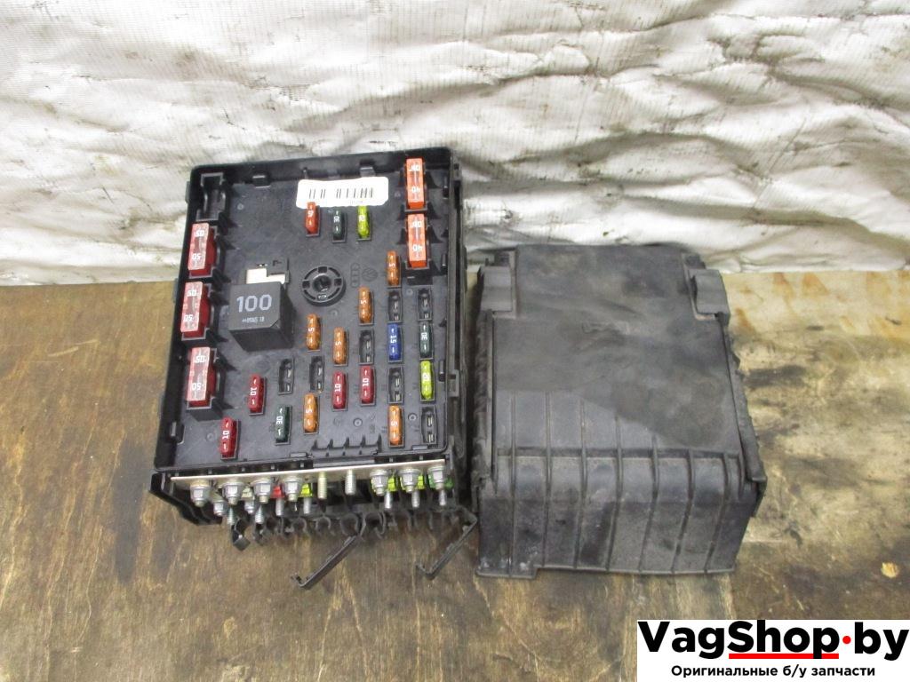 блок предохранителей Volkswagen Passat B6 2009, 2.0 л., TDi, CBD, дизель, МКПП, серебро, седан, передний привод, 3C0937125 - фото №1