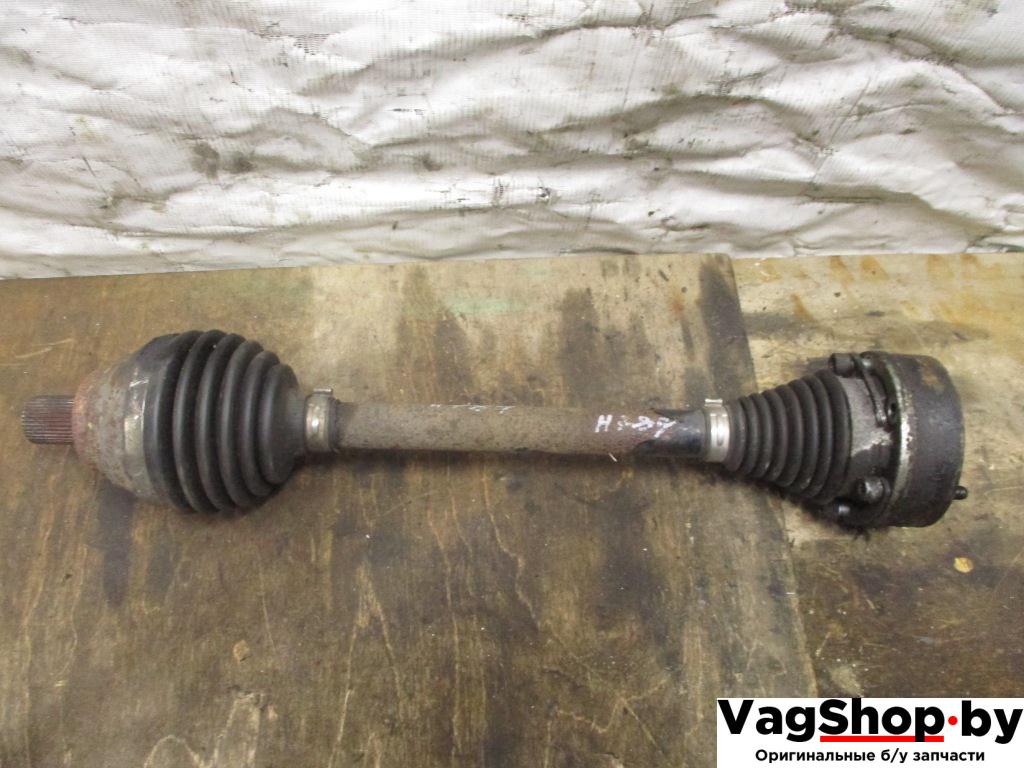 полуось передняя левая (приводной вал, ШРУС) Volkswagen Passat B6 2009, 2.0 л., TDi, CBD, дизель, МКПП, серебро, седан, передний привод - фото №1