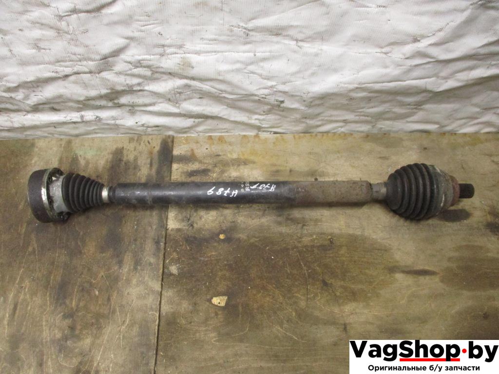 полуось передняя правая (приводной вал, ШРУС) Volkswagen Passat B6 2009, 2.0 л., TDi, CBD, дизель, МКПП, серебро, седан, передний привод - фото №1